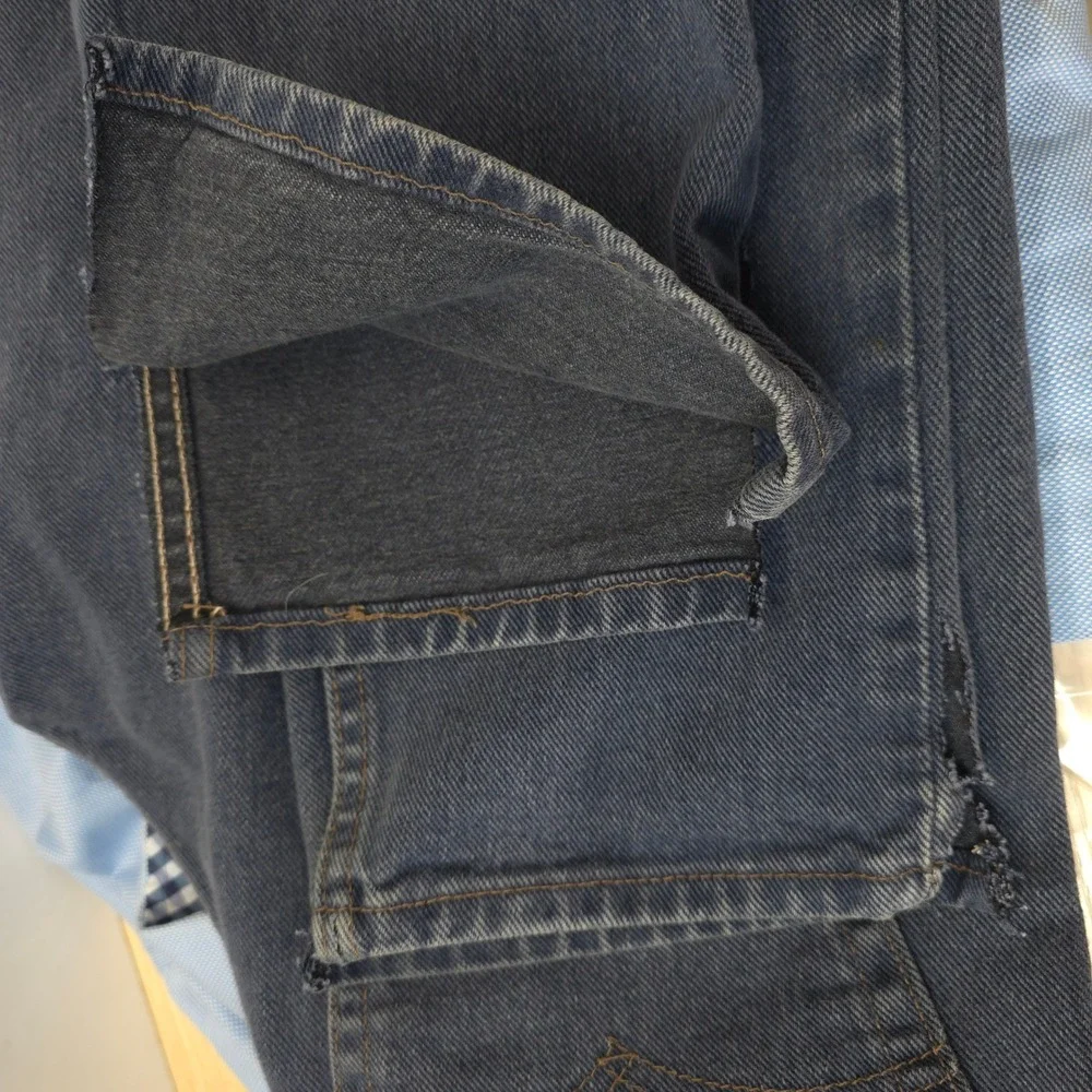 Levi's 550 Relaxed Fit Tapered Leg Blue Jeans Mens 32x34 Vintage USA Made